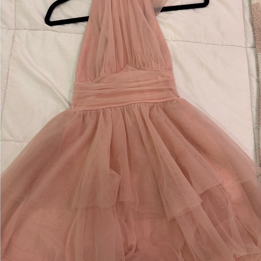 Elegant Pink Tulle Dress